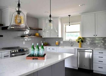 Modern kitchen design in new house